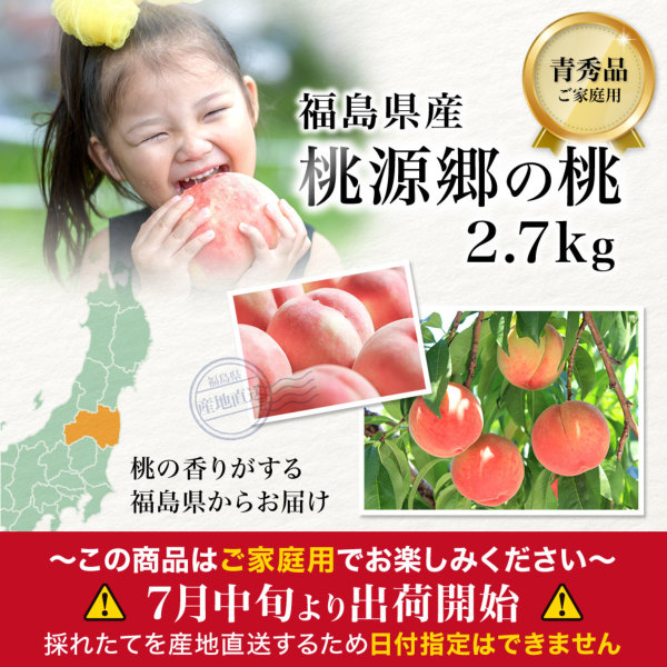 送料無料の通販 訳あり 福島県産 光センサー桃 桃 福島県産 4.7kg箱(15～28玉) ジャケット・アウター