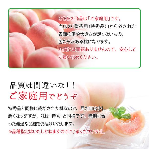 桃の名産｜福島県産 訳あり 光センサー桃1.7kg(5～9玉)